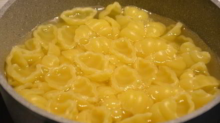 Рецепт макарон с фрикадельками