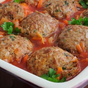 Рецепт Мясных фрикаделек с двумя видами сыра