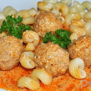 Рецепт Мясных фрикаделек с сырной начинкой