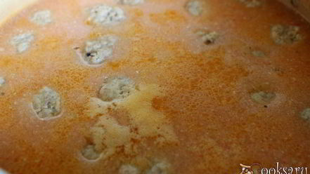 Рецепт мясных фрикаделек в сметанно-томатном соусе