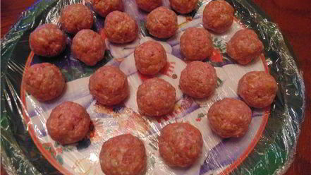 Рецепт мяса-овощных фрикадельки для заморозки