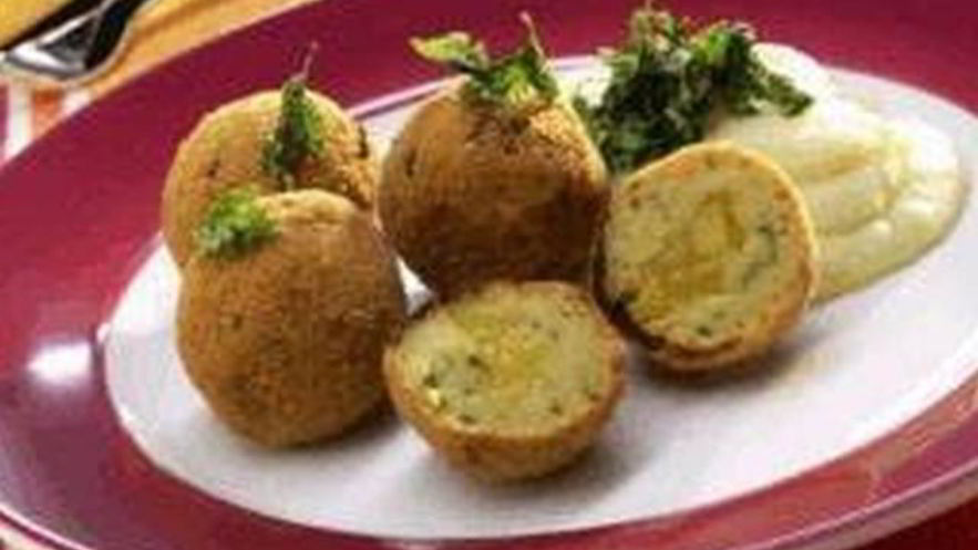 Рецепт рыбных фрикаделек с манговой начинкой