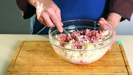 Рецепт шашлычков с фрикадельками в соусе терияки