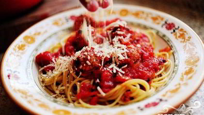 Рецепт Спагетти с фрикадельками