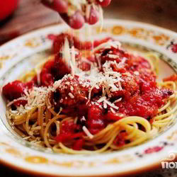 Рецепт Спагетти с фрикадельками