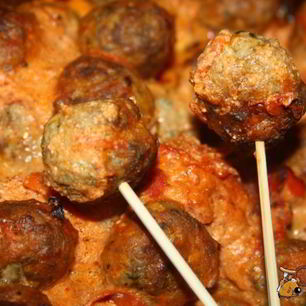 Рецепт Запеченных фрикаделек Для дружной компании