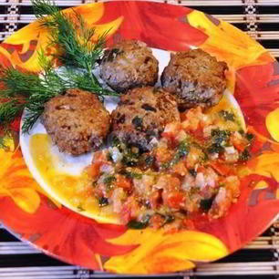 Рецепт Жареных фрикаделек с томатным соусом