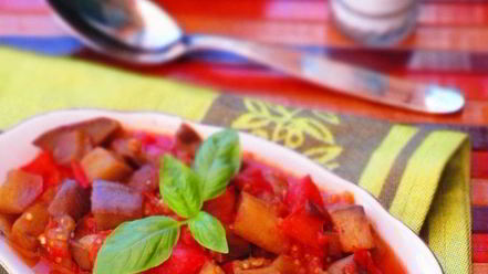 Рецепт гарнира из баклажанов