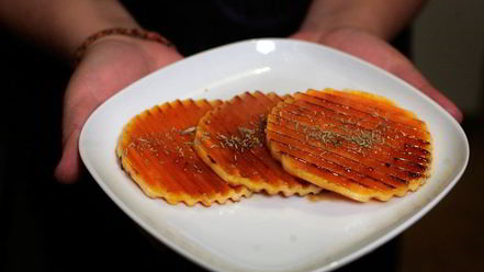 Рецепт гарнира из медовой тыквы