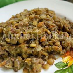 Рецепт Чечевицы с индейкой и овощами в мультиварке