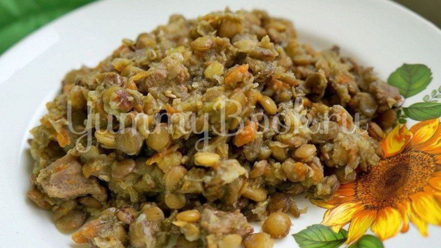 Рецепт чечевицы с индейкой и овощами в мультиварке