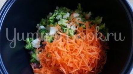 Рецепт чечевицы с индейкой и овощами в мультиварке