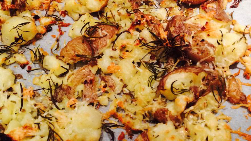 Рецепт давленого острого картофеля по-австралийски