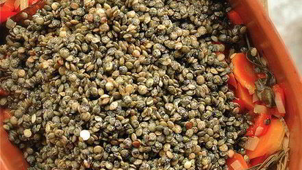 Рецепт французской чечевицы