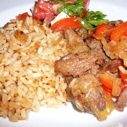 Рецепт Гавайского риса с индюшатиной