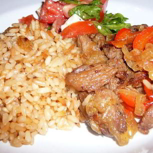 Рецепт Гавайского риса с индюшатиной