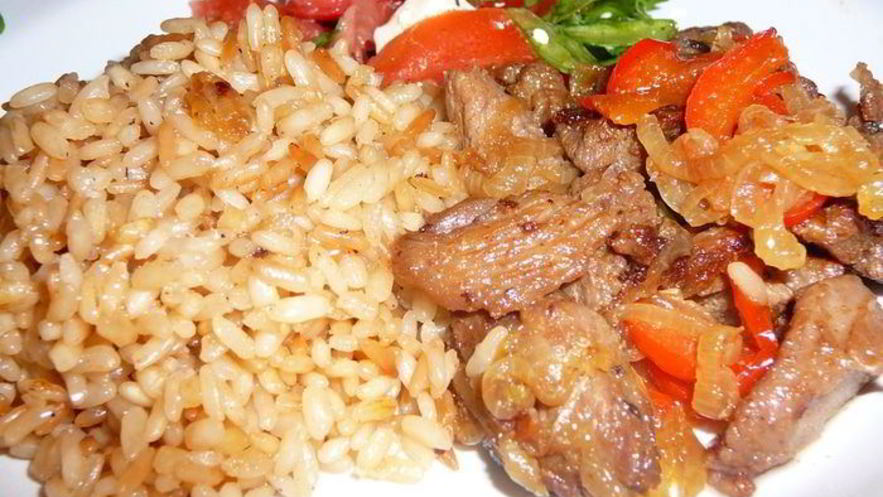 Рецепт гавайского риса с индюшатиной