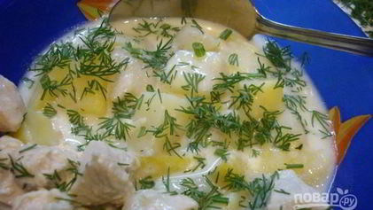 Рецепт Картофеля под молочным соусом