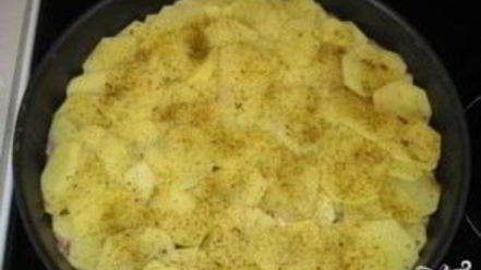 Рецепт картофеля с фаршем и кабачками