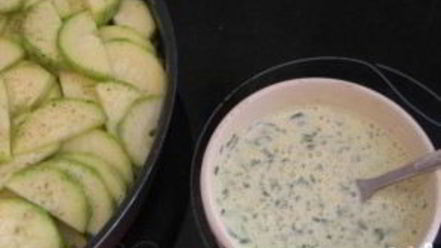 Рецепт картофеля с фаршем и кабачками