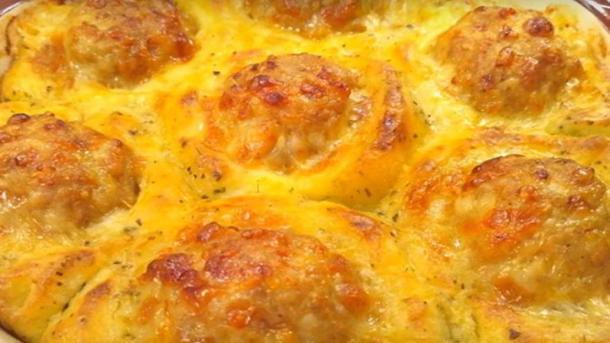 Рецепт картофеля с фаршем в духовке