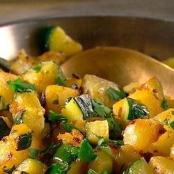 Рецепт Картофеля с кабачками в мультиварке