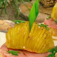 Рецепт Картофеля с ветчиной и ананасом