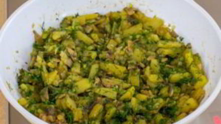 Рецепт картофеля, жаренного с грибами