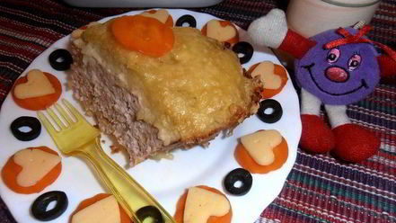 Рецепт картофельной шапки на курином фарше