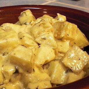 Рецепт Картошки в духовке под соусом