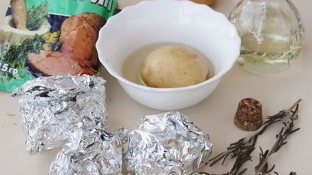 Рецепт картошки в мундире в фольге в духовке