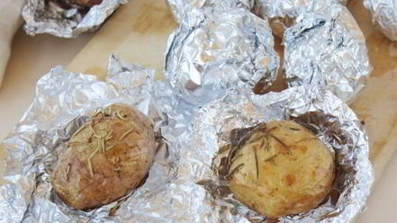 Рецепт картошки в мундире в фольге в духовке