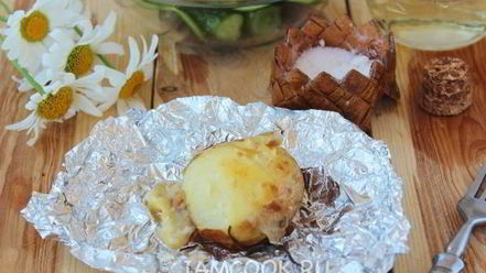 Рецепт картошки в мундире в фольге в духовке