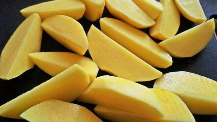 Рецепт лимонного картофеля с луком