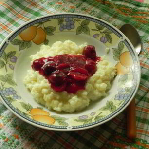 Рецепт Молочного риса с вишней