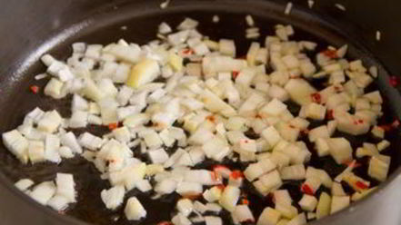 Рецепт острого риса в кокосовом молоке