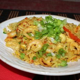 Рецепт Риса по-тайски с курицей