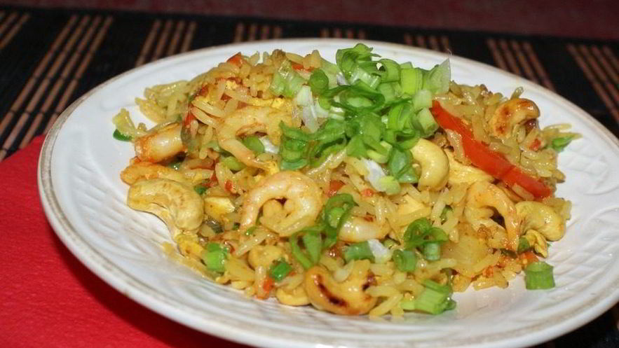 Рецепт риса по-тайски с курицей