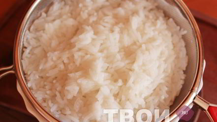 Рецепт риса с крабовыми палочками