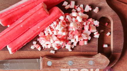 Рецепт риса с крабовыми палочками