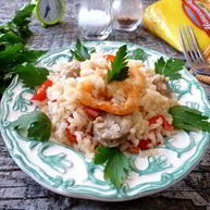 Рецепт Риса с креветками по-креольски