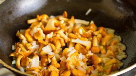 Рецепт риса с лисичками