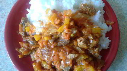 Рецепт Риса с мясом и овощами