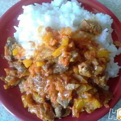 Рецепт Риса с мясом и овощами