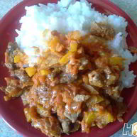 Рецепт Риса с мясом и овощами