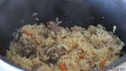 Рецепт риса с мясом и цветной капустой в мультиварке