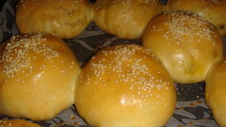 Рецепт риса с мясом в булочке