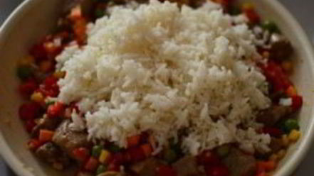 Рецепт риса со свининой