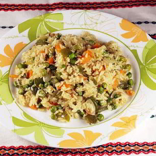 Рецепт Риса жасмин с овощами
