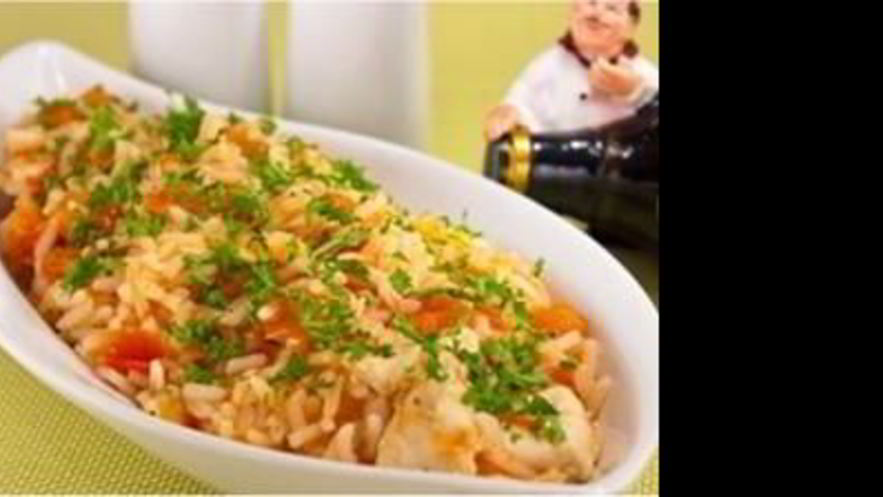Рецепт тушеного риса с помидорами и курицей